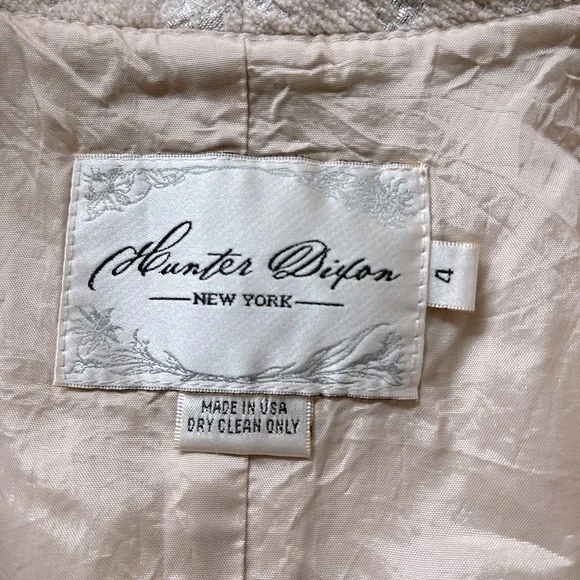 Anthropologie Hunter Dixon Bowtie Jacquard Dress 4 - Picture 2 of 5